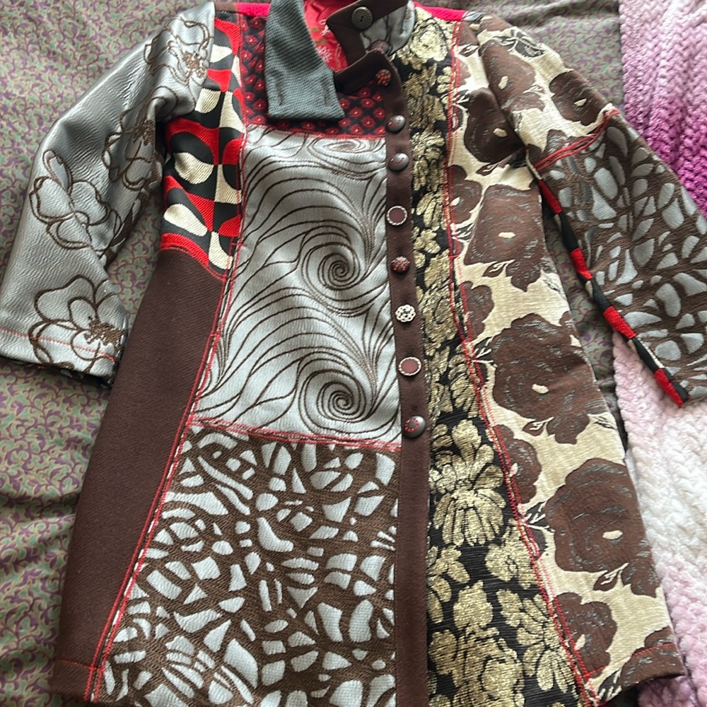Coat patchwork size 46